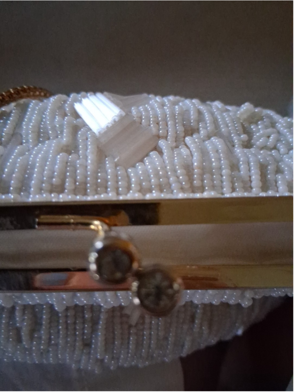 Vintage Du-Val Hong Kong Beaded Clutch Bag - Picture 5 of 5